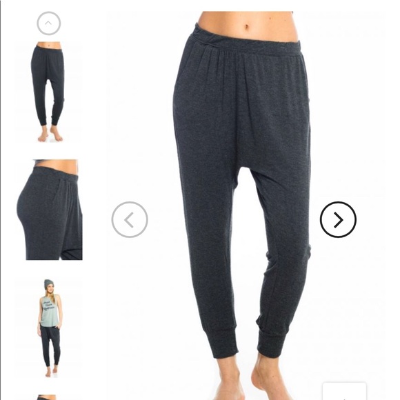 Spiritual Gangster Charcoal Harem Pant